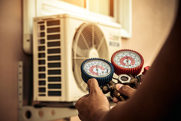 Professional Hvac technician working in West Newfield, ME